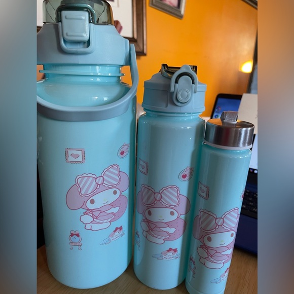 Sanrio Other - Sanrio set of 3 bottles 64oz, 16 and 8oz